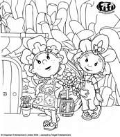 coloriage fifi et flora les floramis